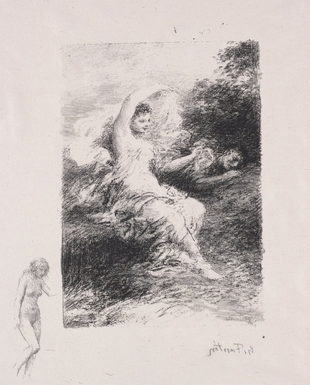 Lyde by Ignace Henri Jean Fantin Latour