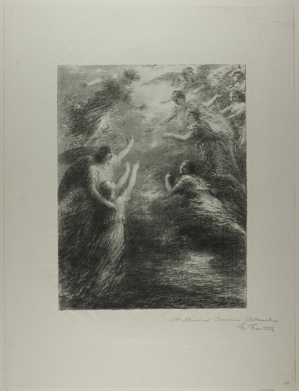 Cennet ve Peri: Final by Ignace Henri Jean Fantin Latour