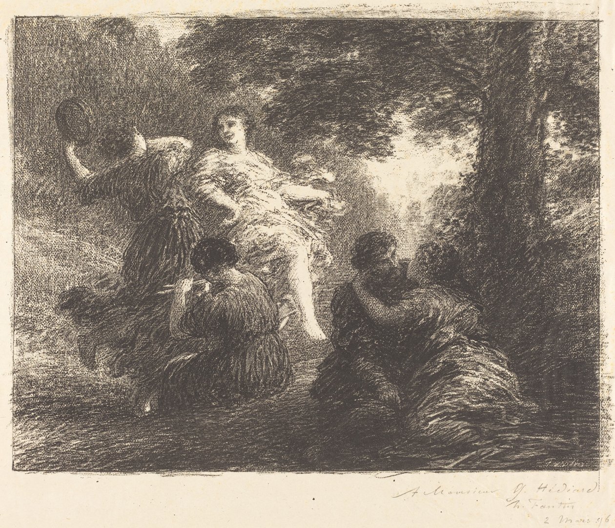 Pastoral by Ignace Henri Jean Fantin Latour