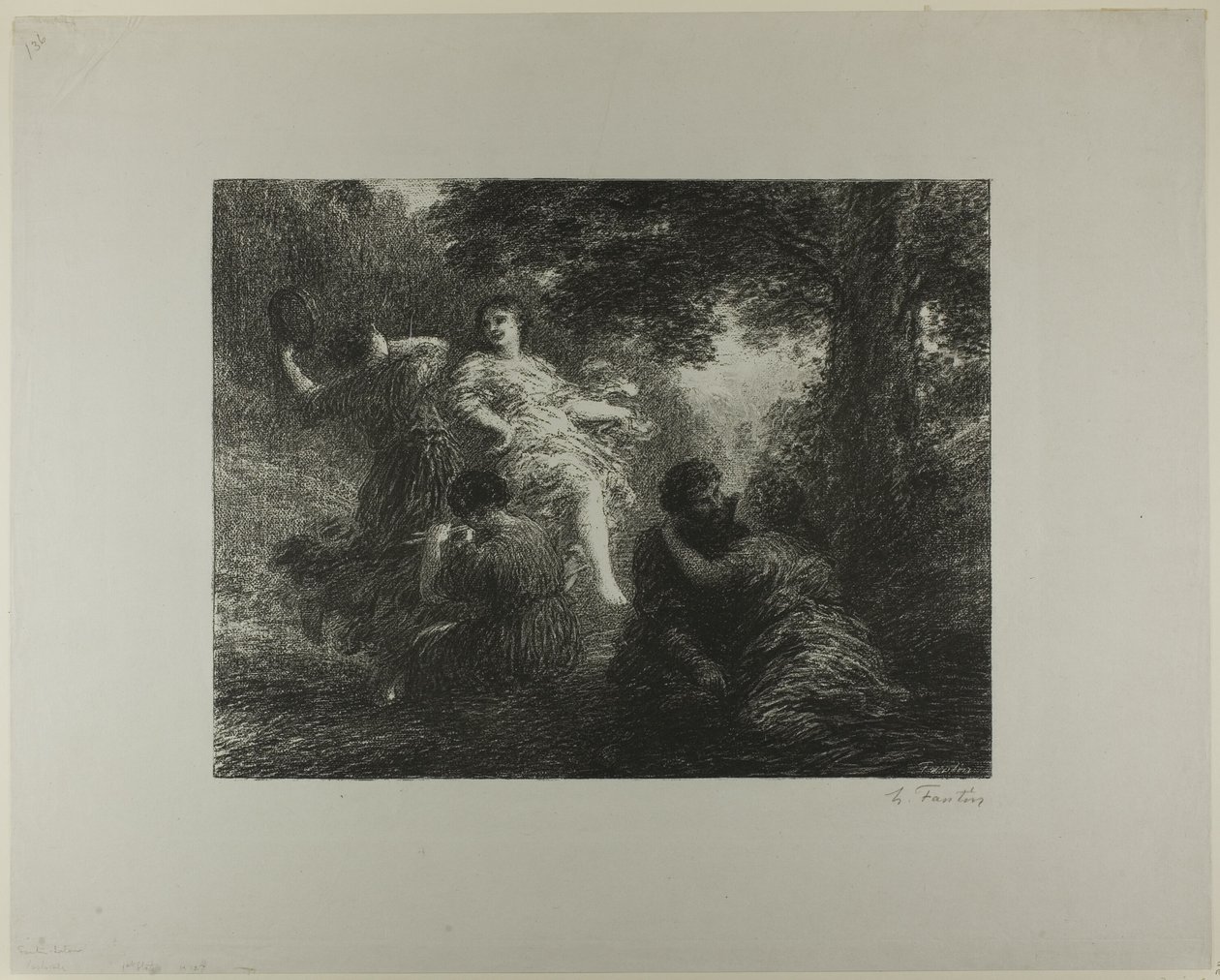 Pastoral by Ignace Henri Jean Fantin Latour
