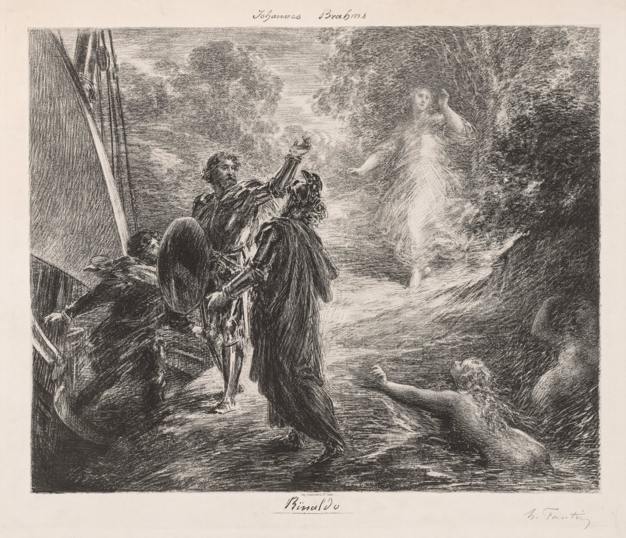 Rinaldo by Ignace Henri Jean Fantin Latour