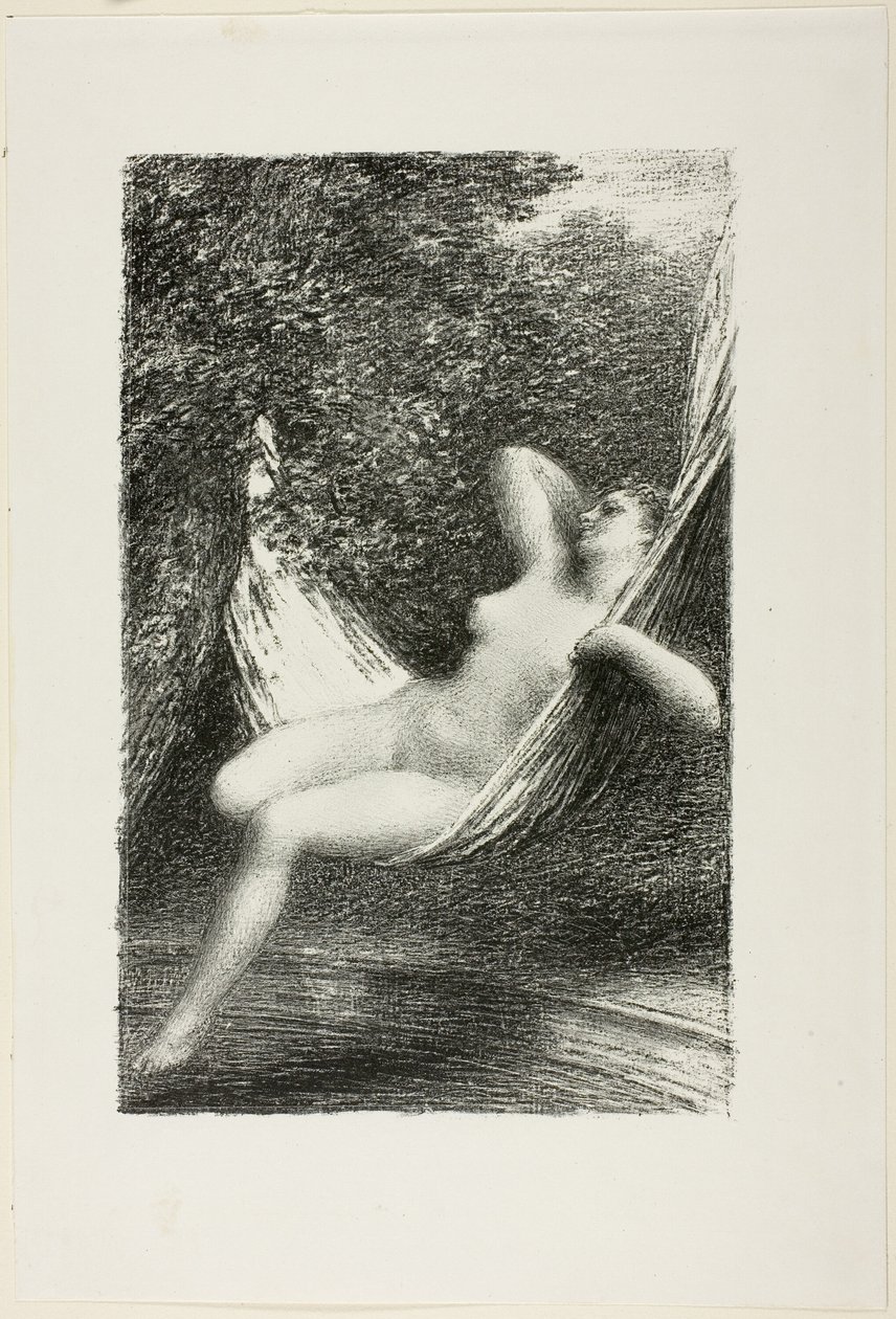 Yıkanan Sara by Ignace Henri Jean Fantin Latour