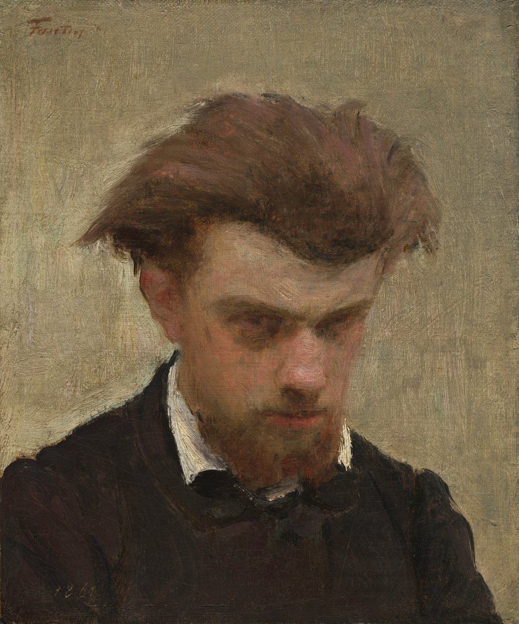 Otoportre by Ignace Henri Jean Fantin Latour