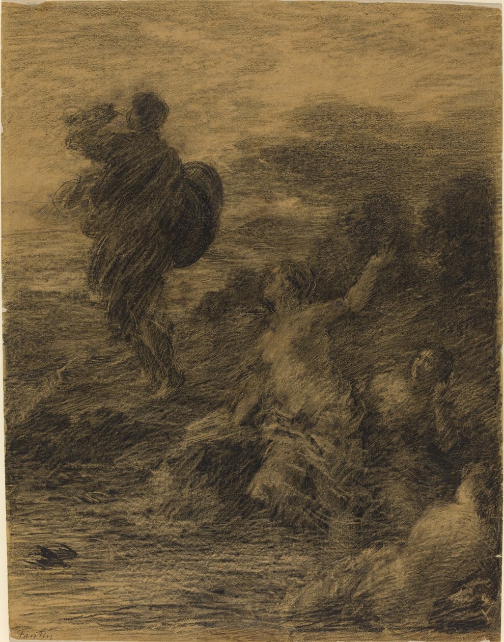 Siegfried ve Ren Bakireleri by Ignace Henri Jean Fantin Latour