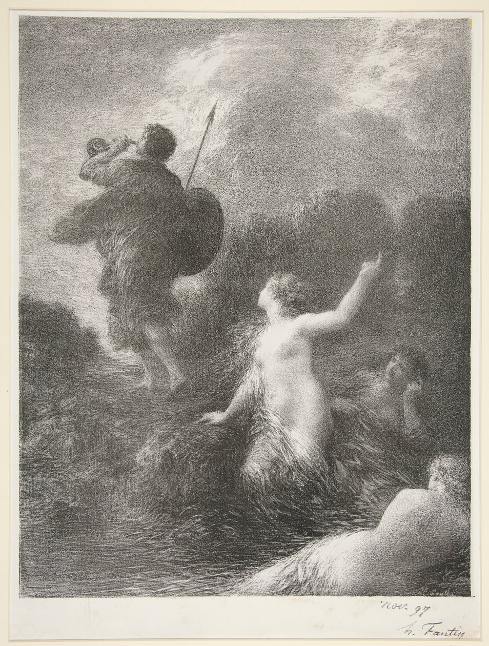 Siegfried ve Ren Bakireleri by Ignace Henri Jean Fantin Latour