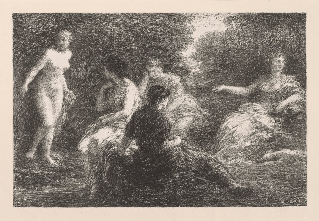 Yıkananlar by Ignace Henri Jean Fantin Latour