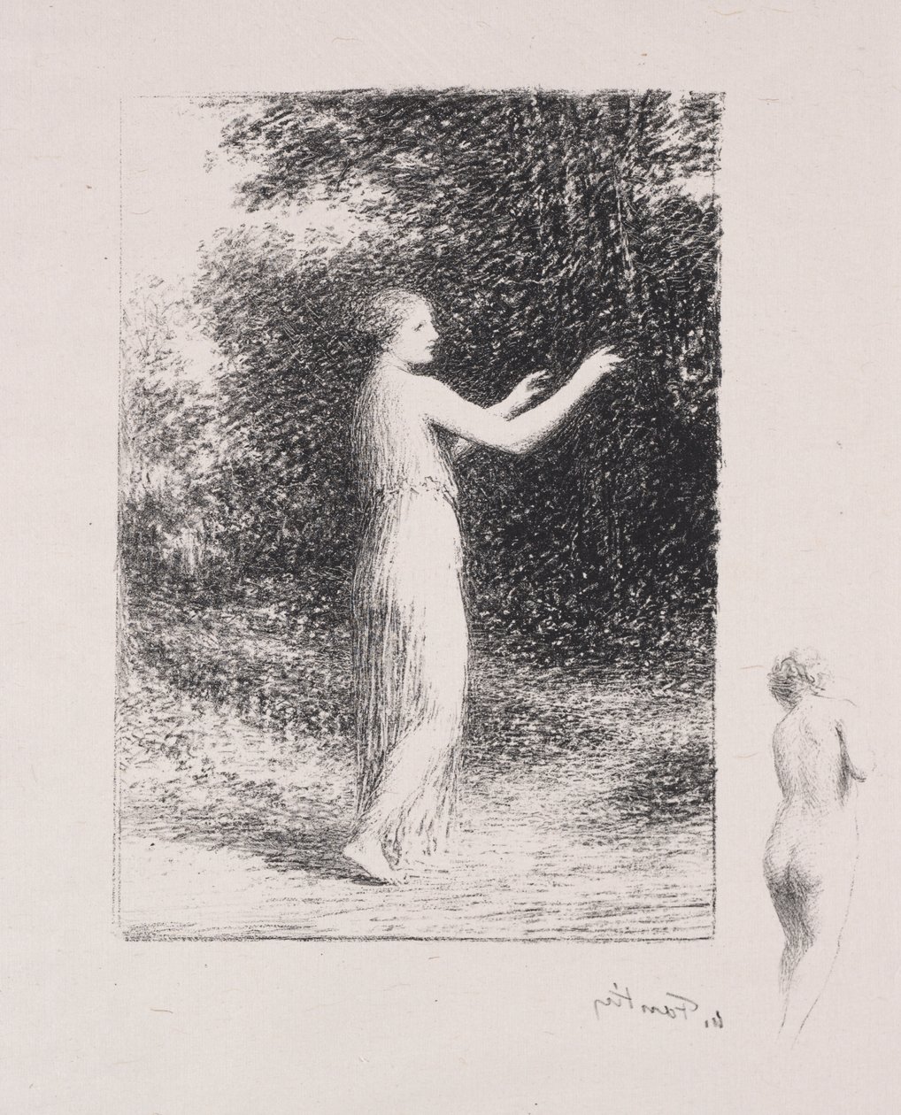 Dilenci by Ignace Henri Jean Fantin Latour
