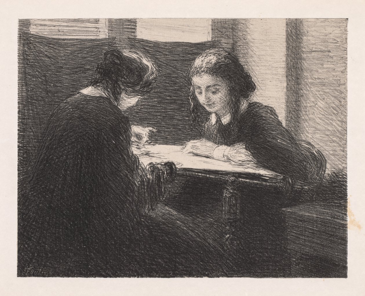 nakışlar, by Ignace Henri Jean Fantin Latour