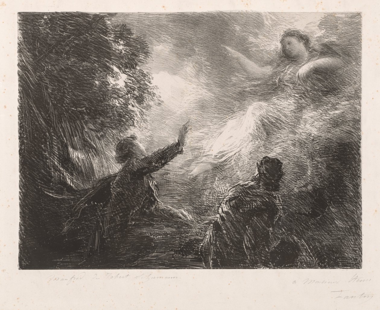 Alplerin Perisi by Ignace Henri Jean Fantin Latour