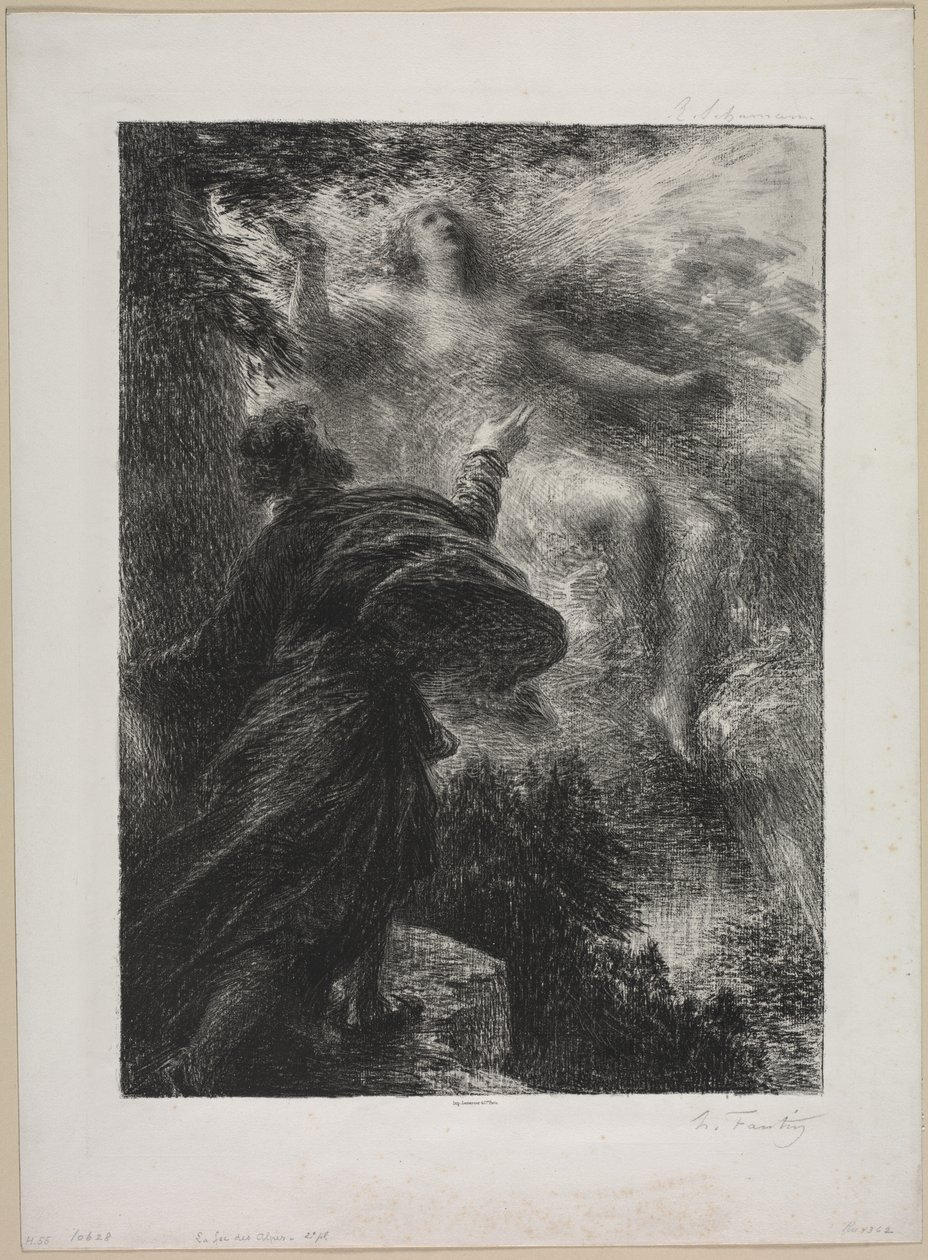 Alplerin Perisi, 1885. by Ignace Henri Jean Fantin Latour