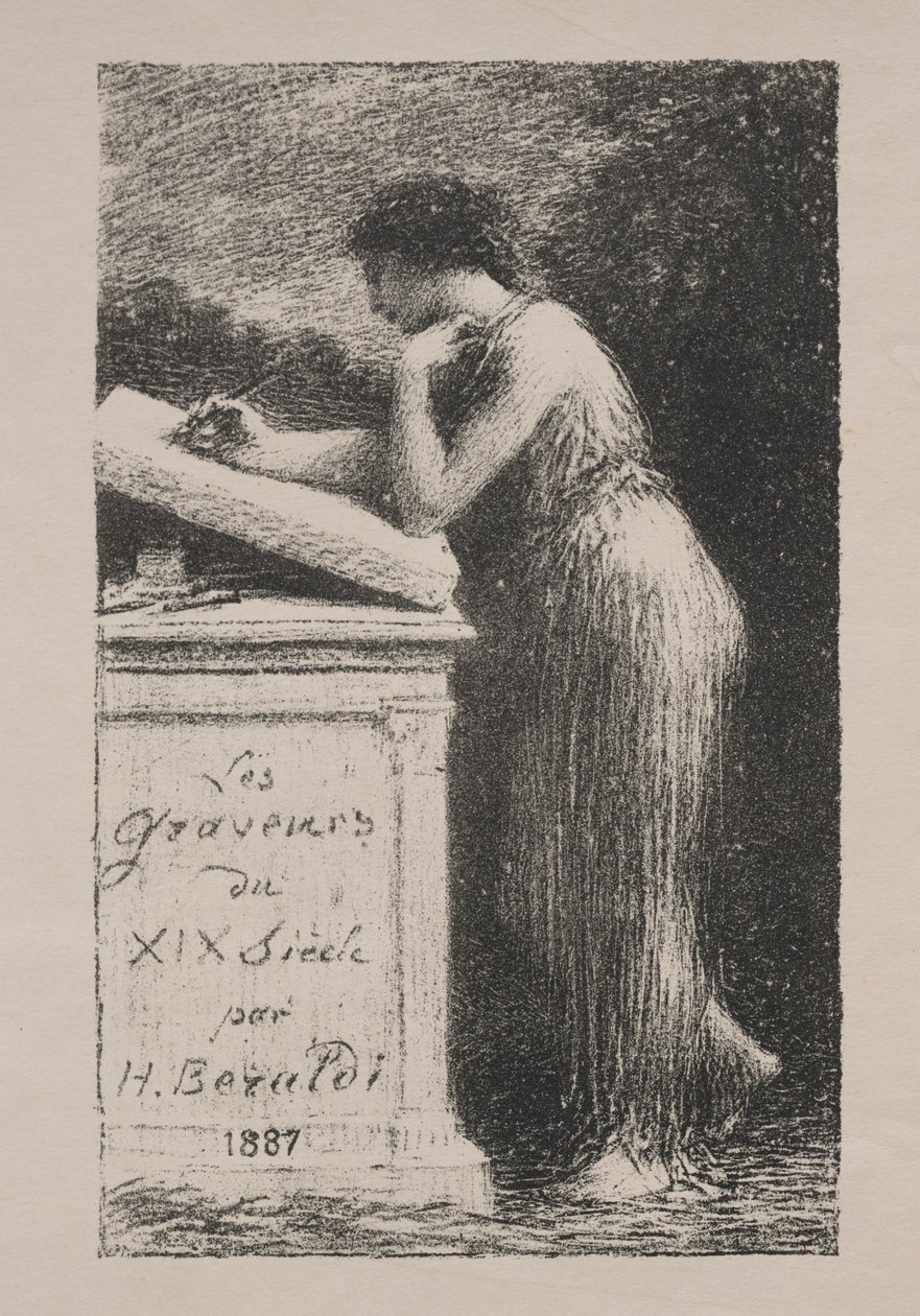 Litograf by Ignace Henri Jean Fantin Latour