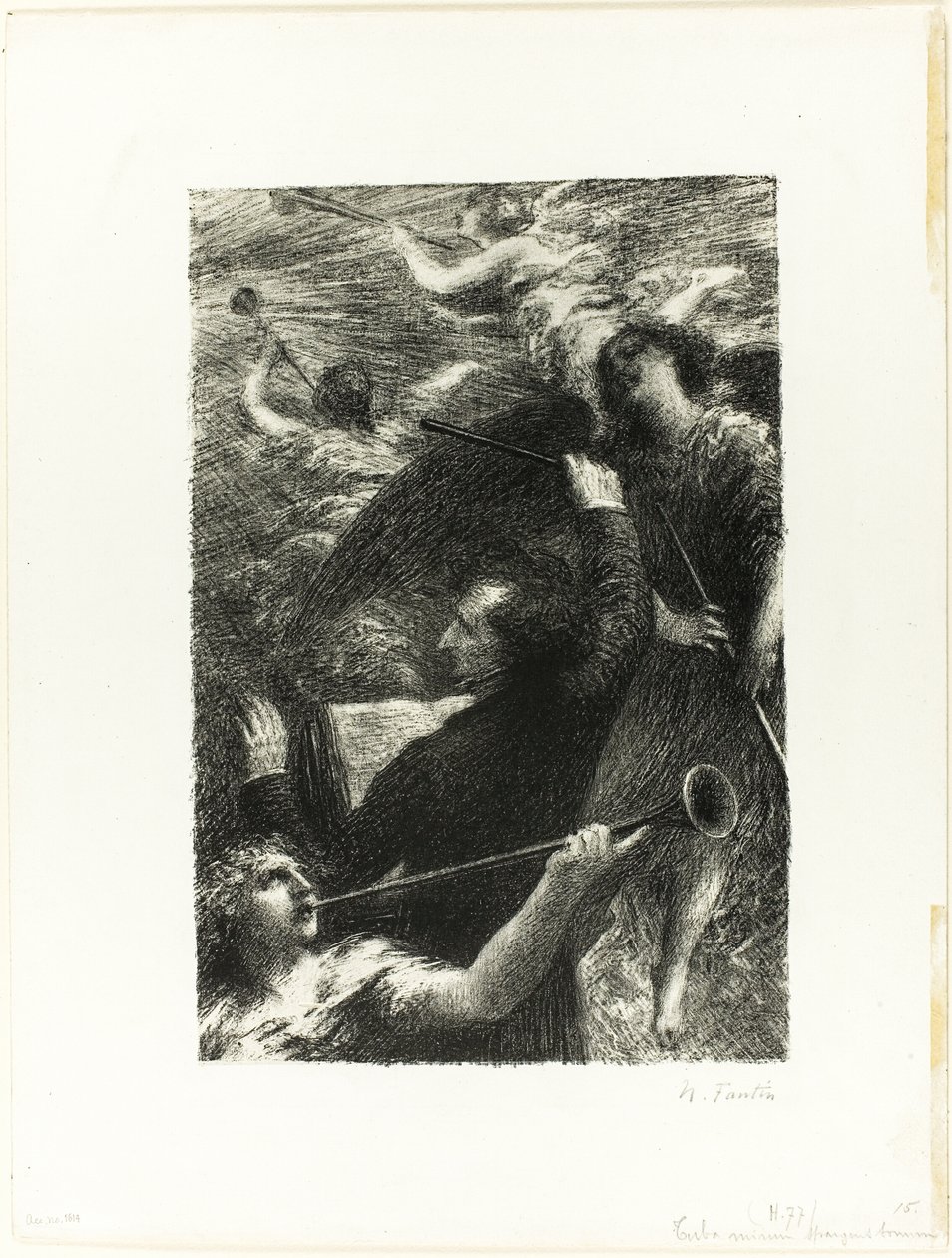 Trompetin tiz sesi by Ignace Henri Jean Fantin Latour