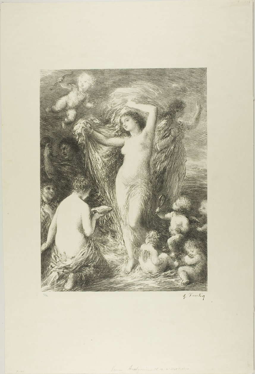 Yükselen Venüs by Ignace Henri Jean Fantin Latour