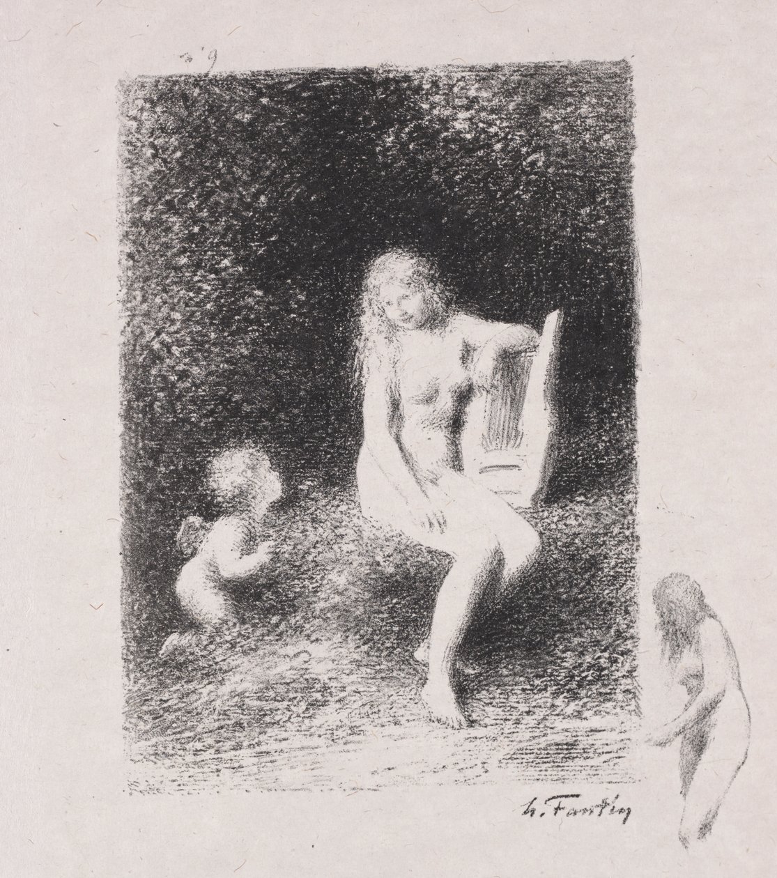 XXI by Ignace Henri Jean Fantin Latour