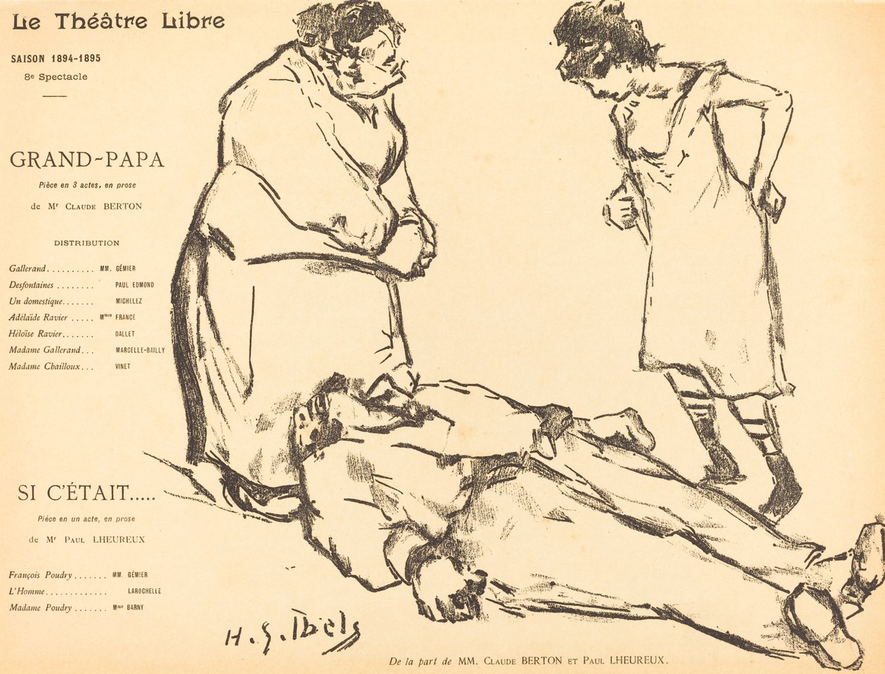büyükbaba; olsaydı by Henri Gabriel Ibels