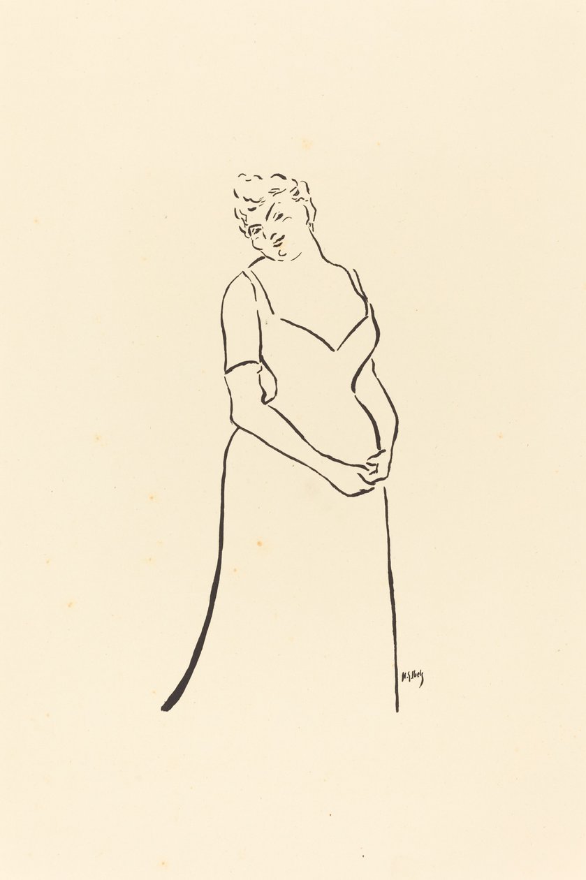 Paula Brebion? by Henri Gabriel Ibels