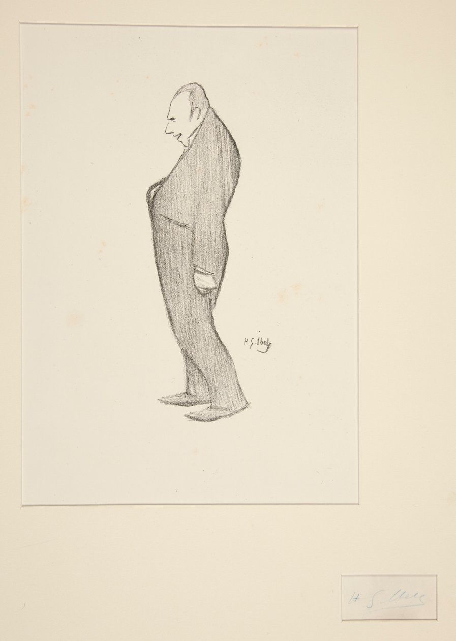 ayakta adam by Henri Gabriel Ibels