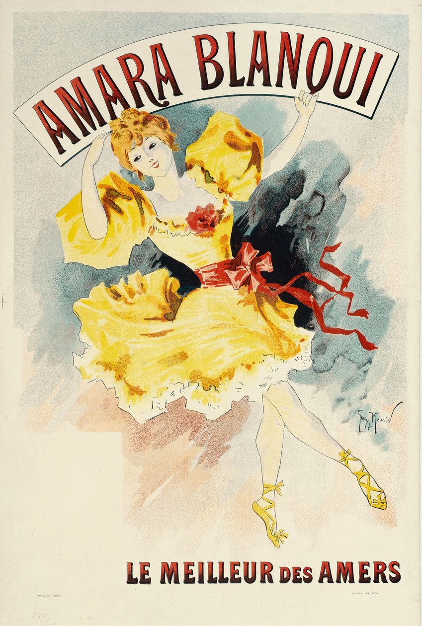 Amara Blanqui, yaklaşık 1895-1900. by Henri Georges Meunier