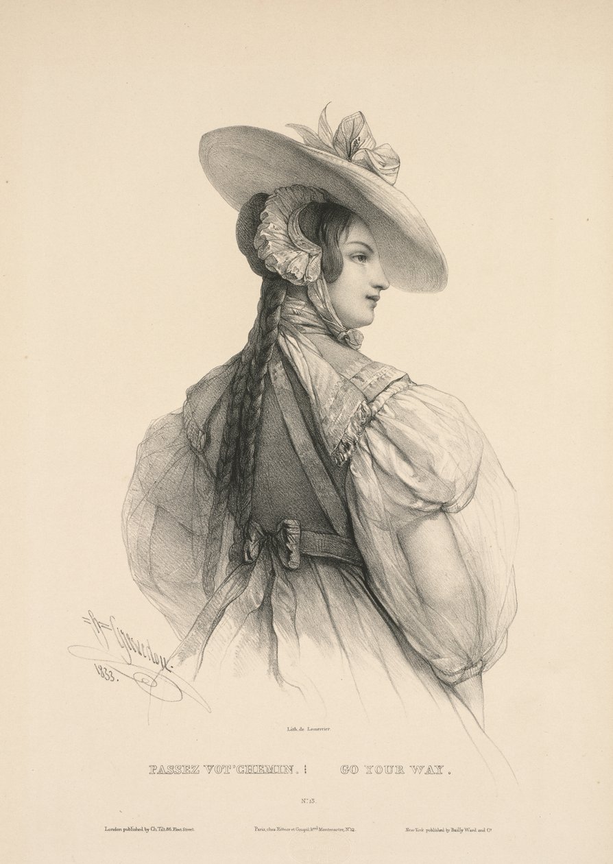 Kendi Yoluna Git Yolunu Geç, 1833. by Henri Grevedon