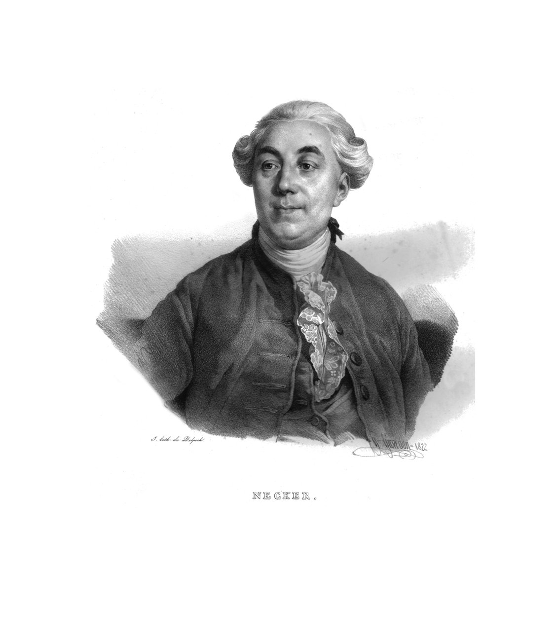 Necker, Jacques Necker, 1822 by Henri Grevedon