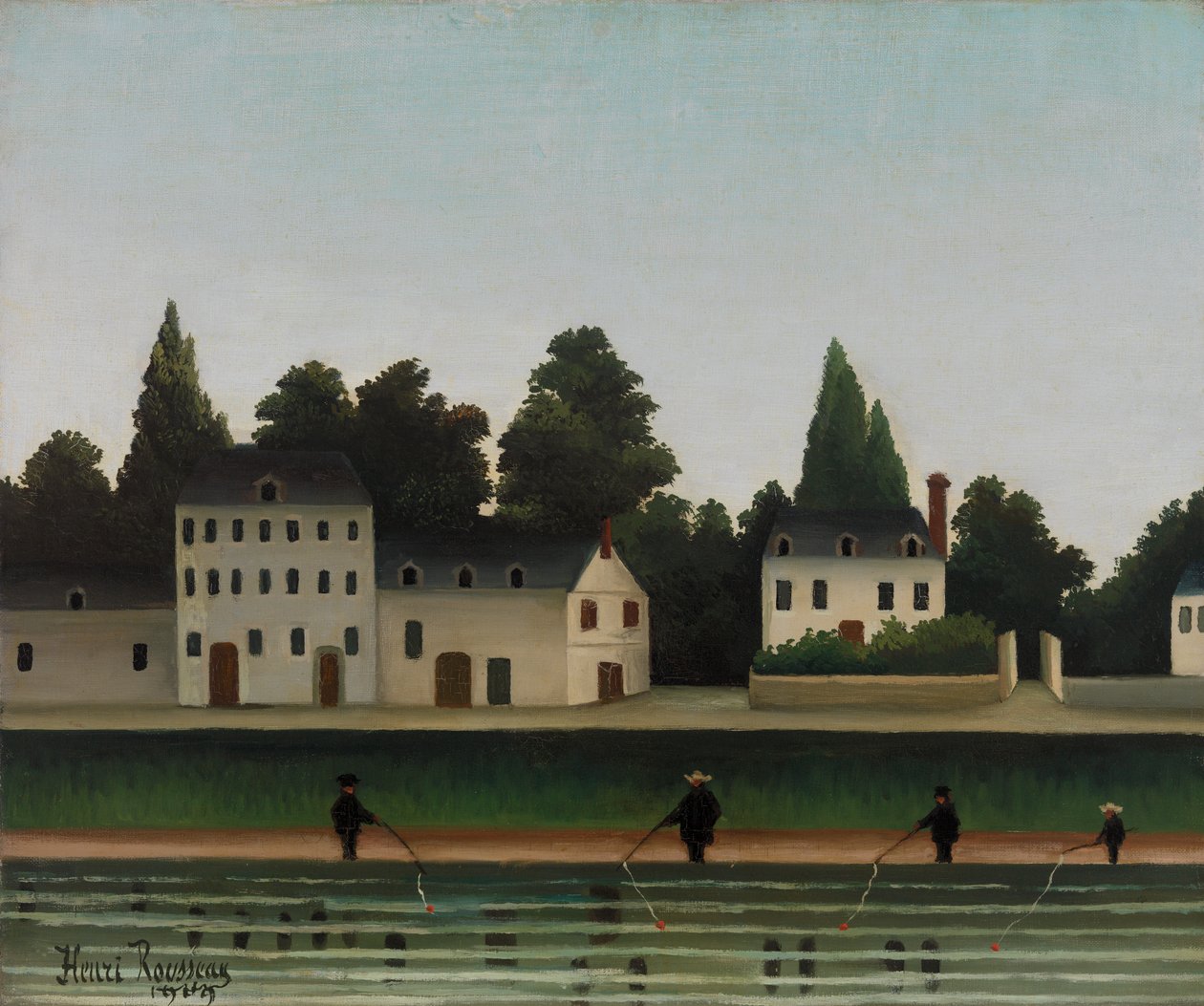 Balıkçı ile Manzara, 1909 by Henri J.F. 1844 1910 Rousseau