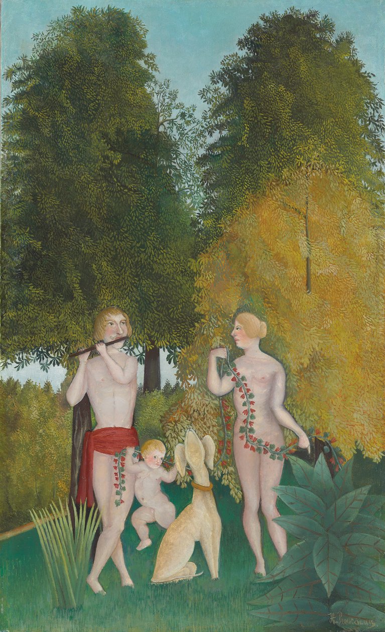 Mutlu Dörtlü; Mutlu dörtlü, 1902 by Henri J.F. Rousseau