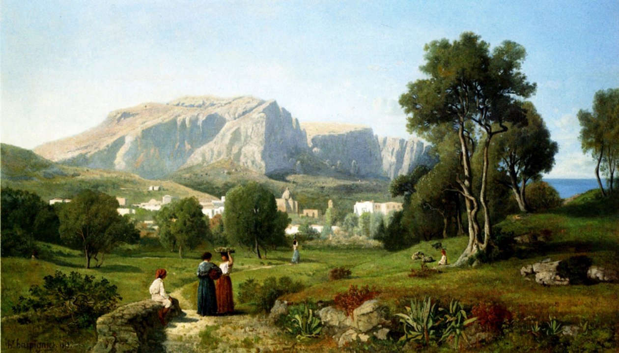 kapri by Henri Joseph Harpignies