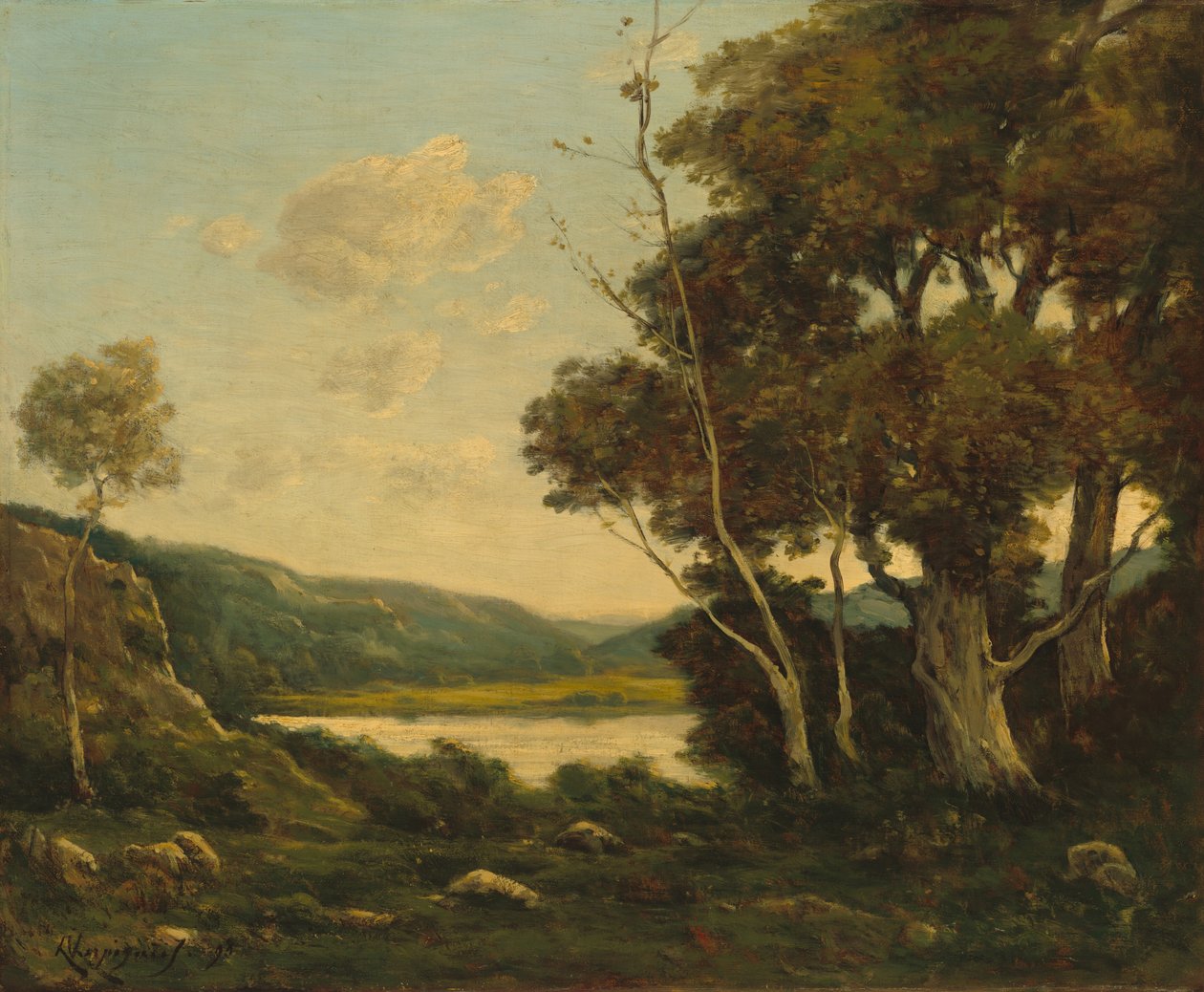 Manzara, 1898. by Henri Joseph Harpignies