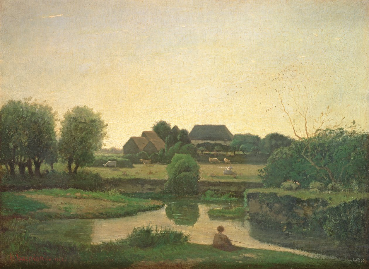 Gölet, 1853 by Henri Joseph Harpignies