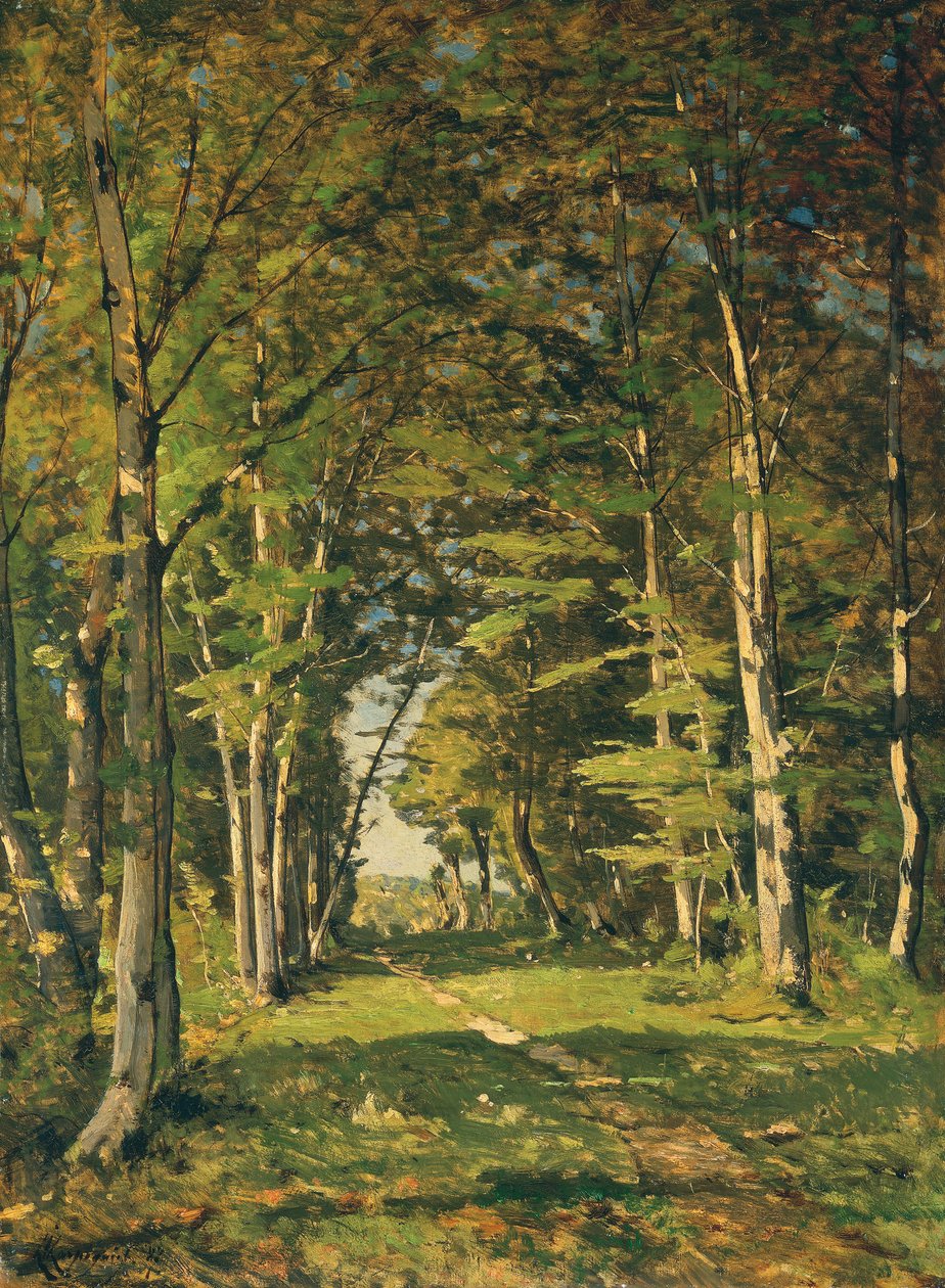 Famars Ormanları, 1887 by Henri Joseph Harpignies