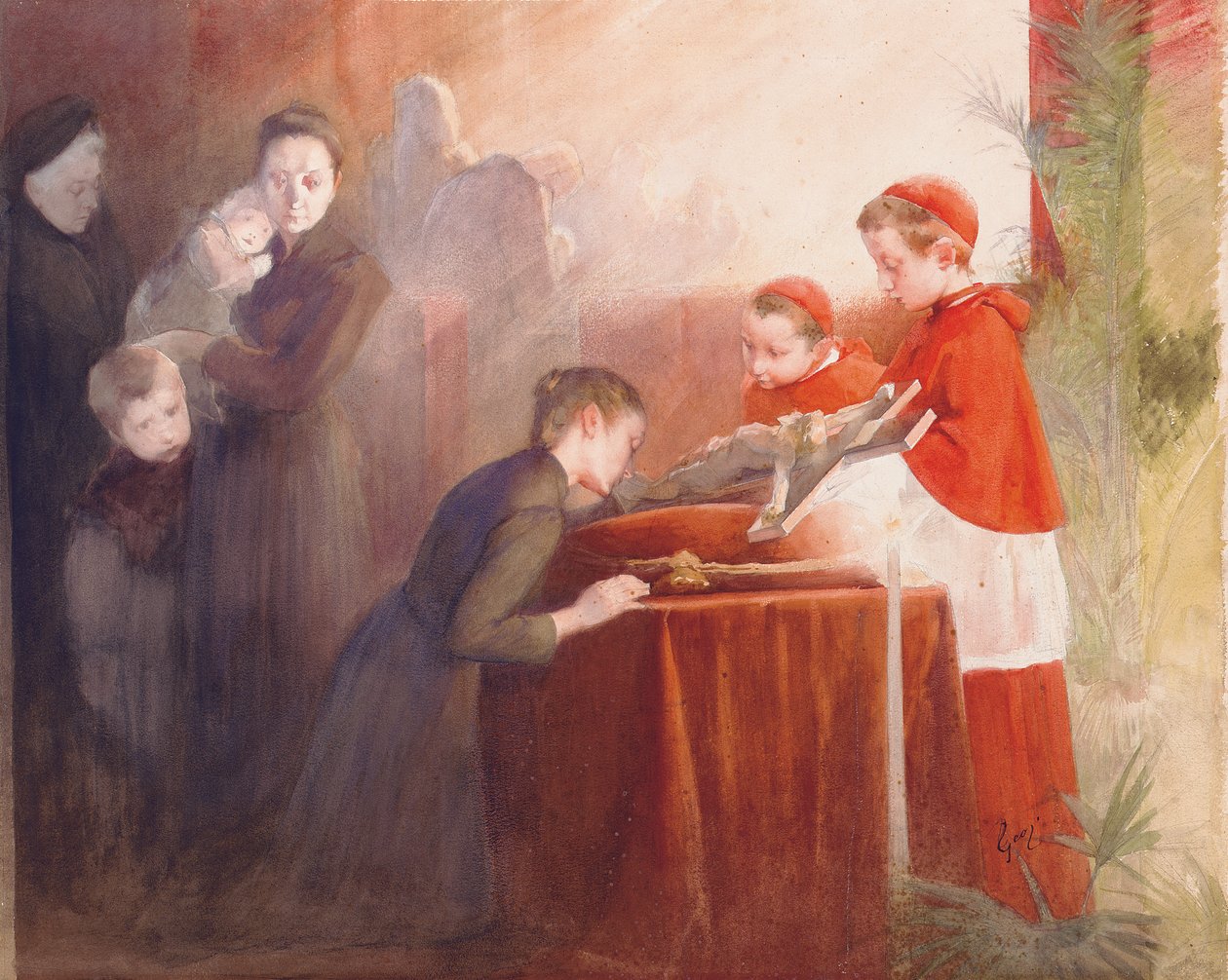 Doğrulama by Henri Jules Jean Geoffroy