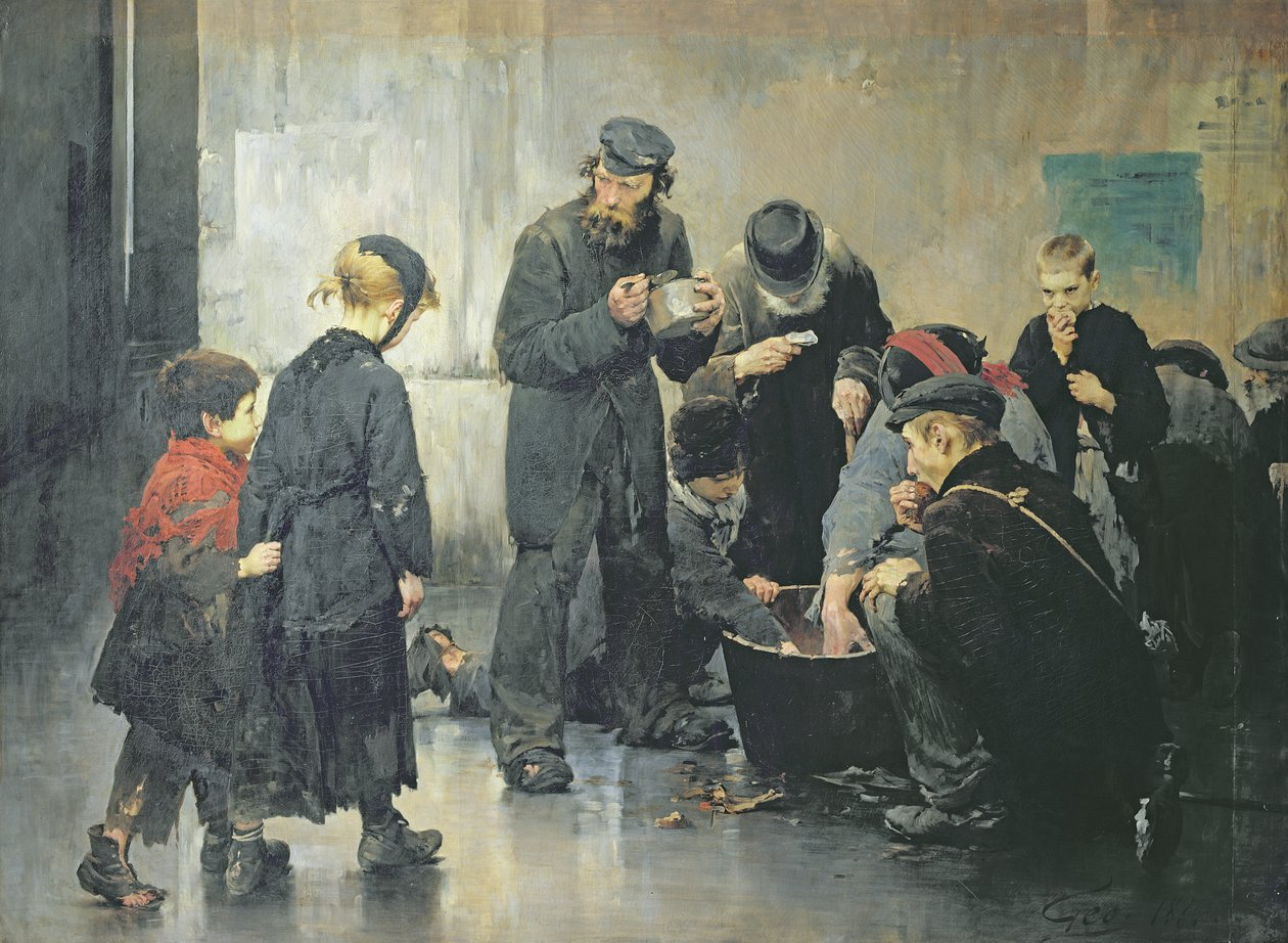 açlıktan ölmek by Henri Jules Jean Geoffroy