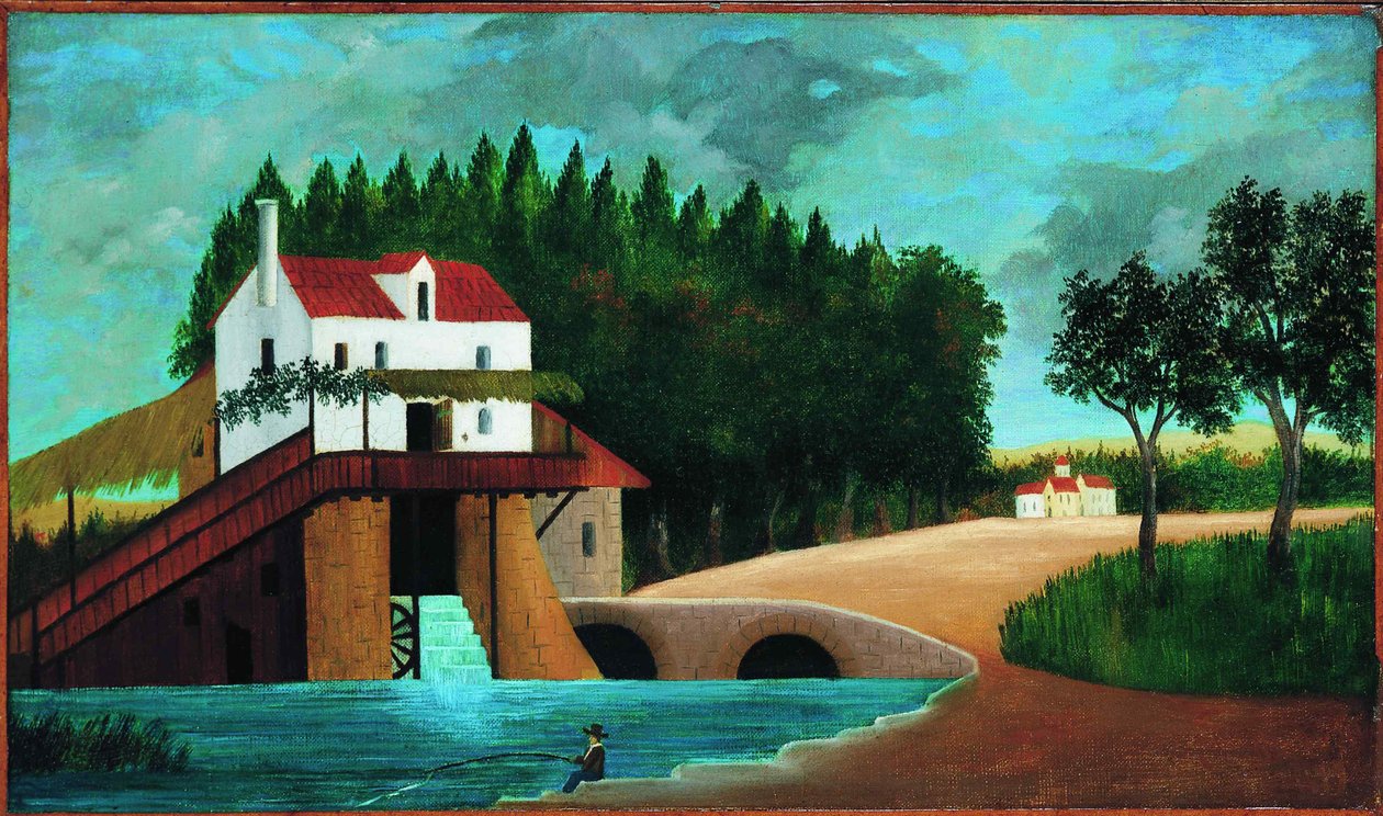 Değirmen, 1896. by Henri Julien Félix Rousseau