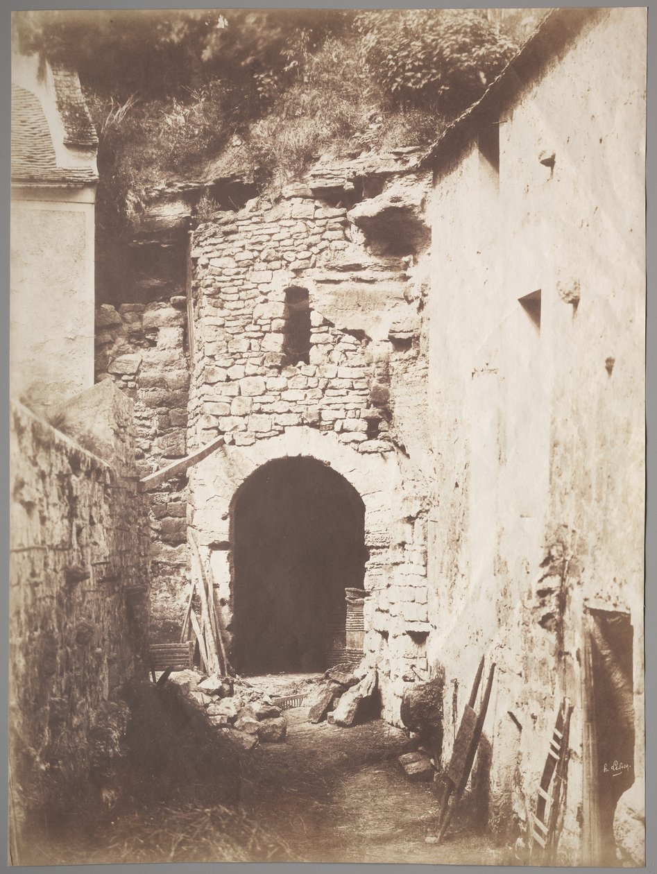 Troglodyte Çiftliğinin Arkasında by Henri Le Secq