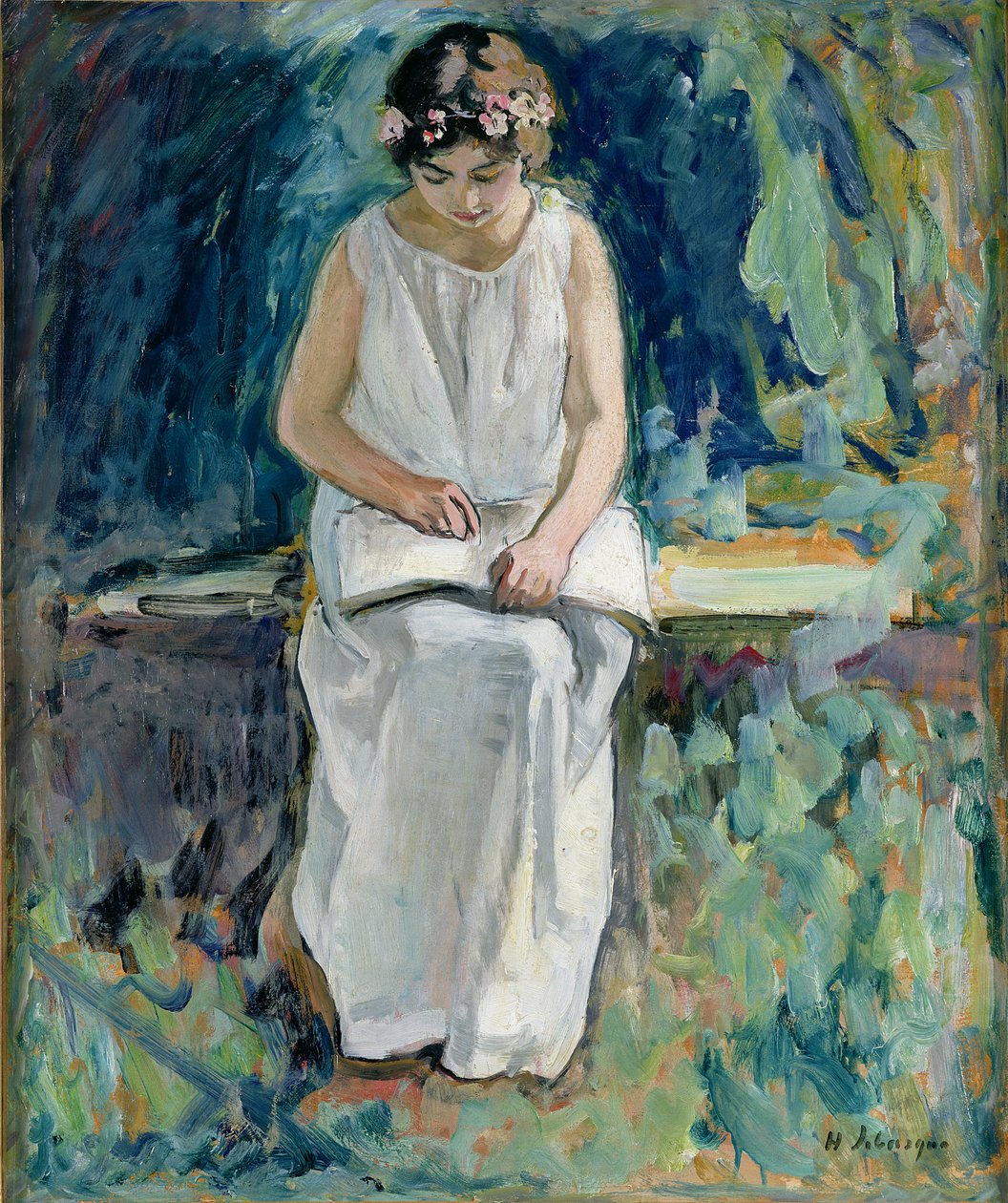 kız okuma by Henri Lebasque