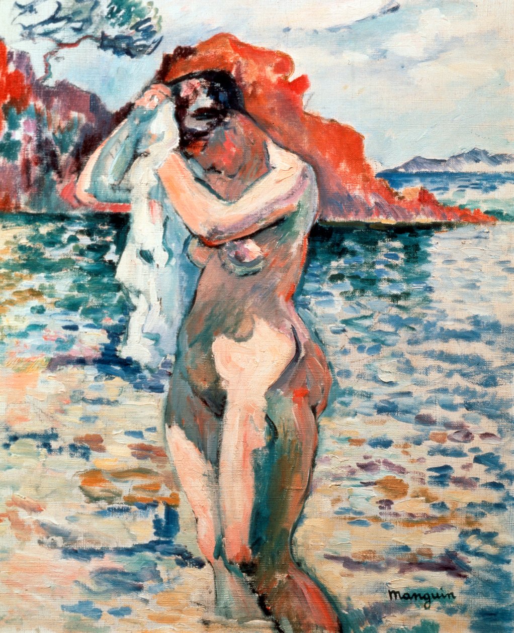 Bir Yüzücü, 1906. by Henri Manguin