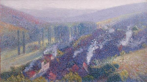 Labastide du Vert, 1930 dolayları (tuval üzerine yağlı boya) by Henri Martin