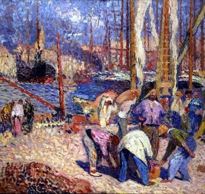 Marsilya (tuval üzerine yağlı boya) by Henri Martin