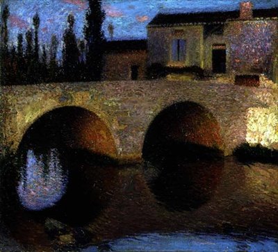 Eski Köprü (tuval üzerine yağlı boya) by Henri Martin