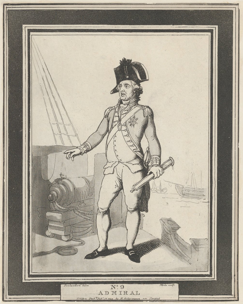 No. 9: Amiral, 15 Şubat 1799. by Henri Merke