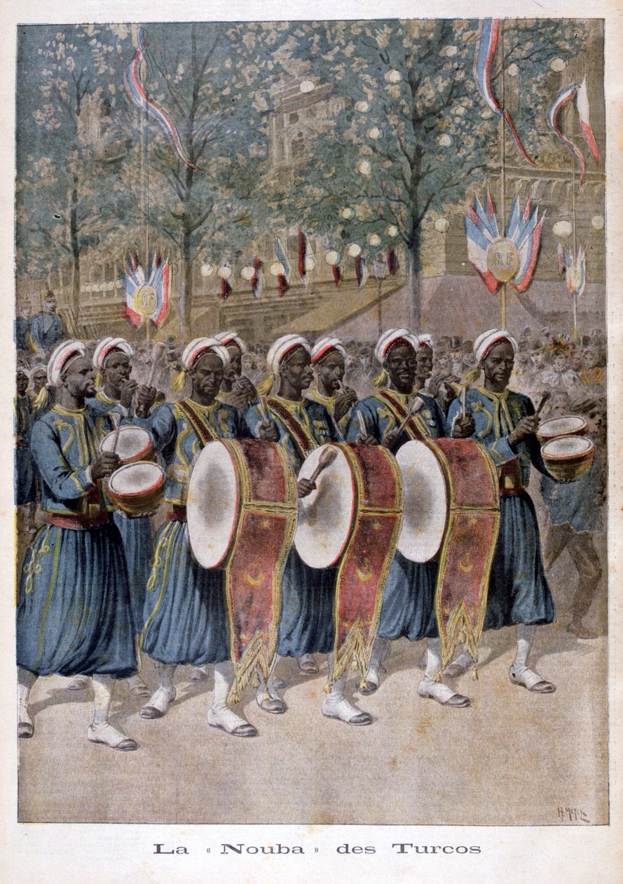 Cezayirli Türklerin bir alayı, 1896 by Henri Meyer