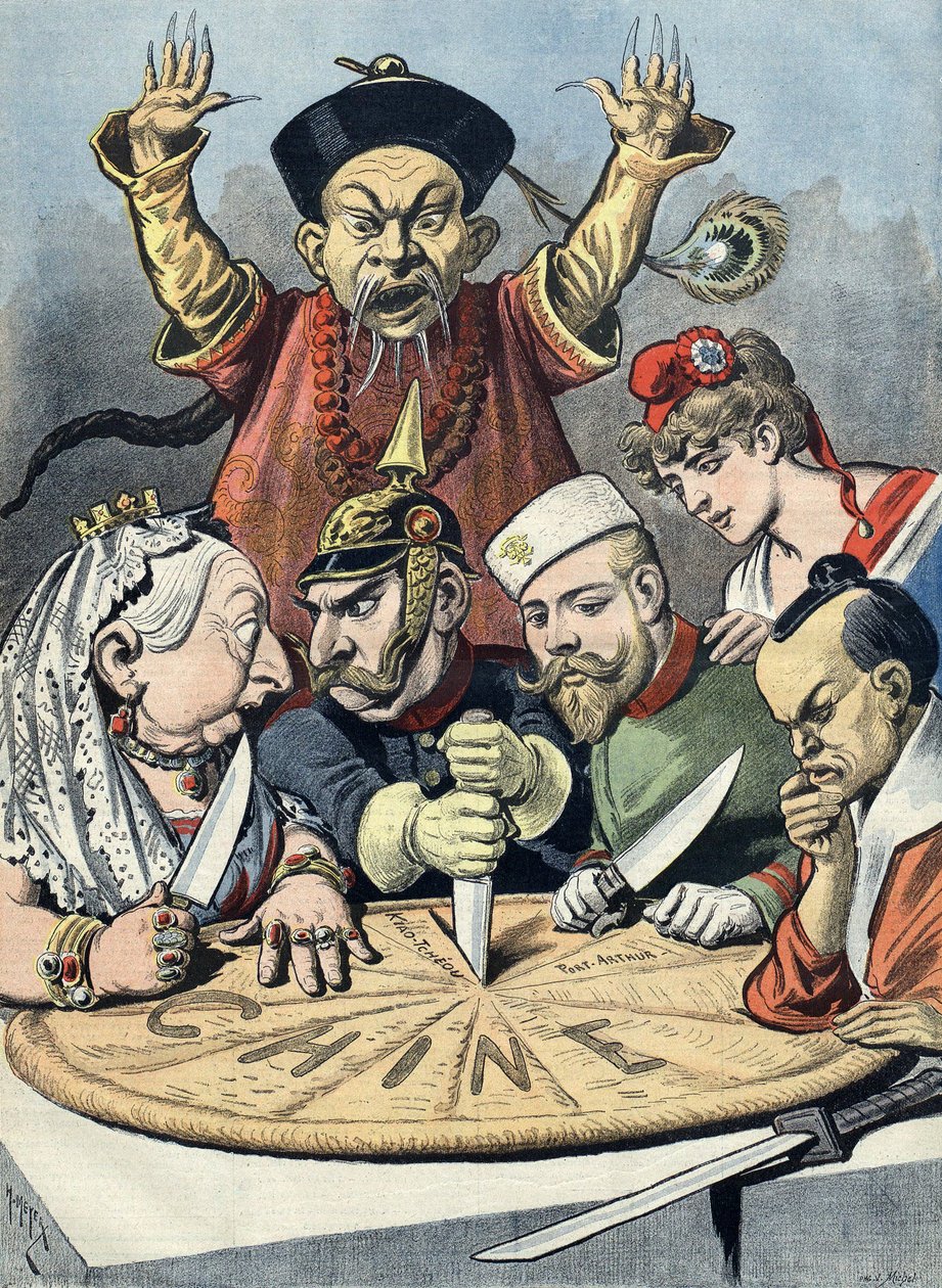 Çin emperyalizmi karikatür by Henri Meyer