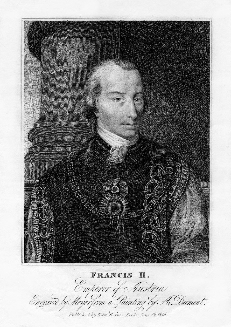 Francis II, Kutsal Roma İmparatoru, 1815. by Henri Meyer