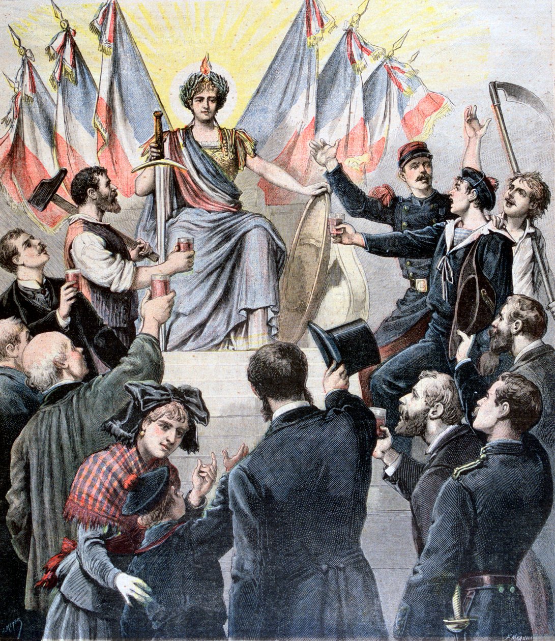 Mutlu Yıllar Fransa!, 1891 by Henri Meyer