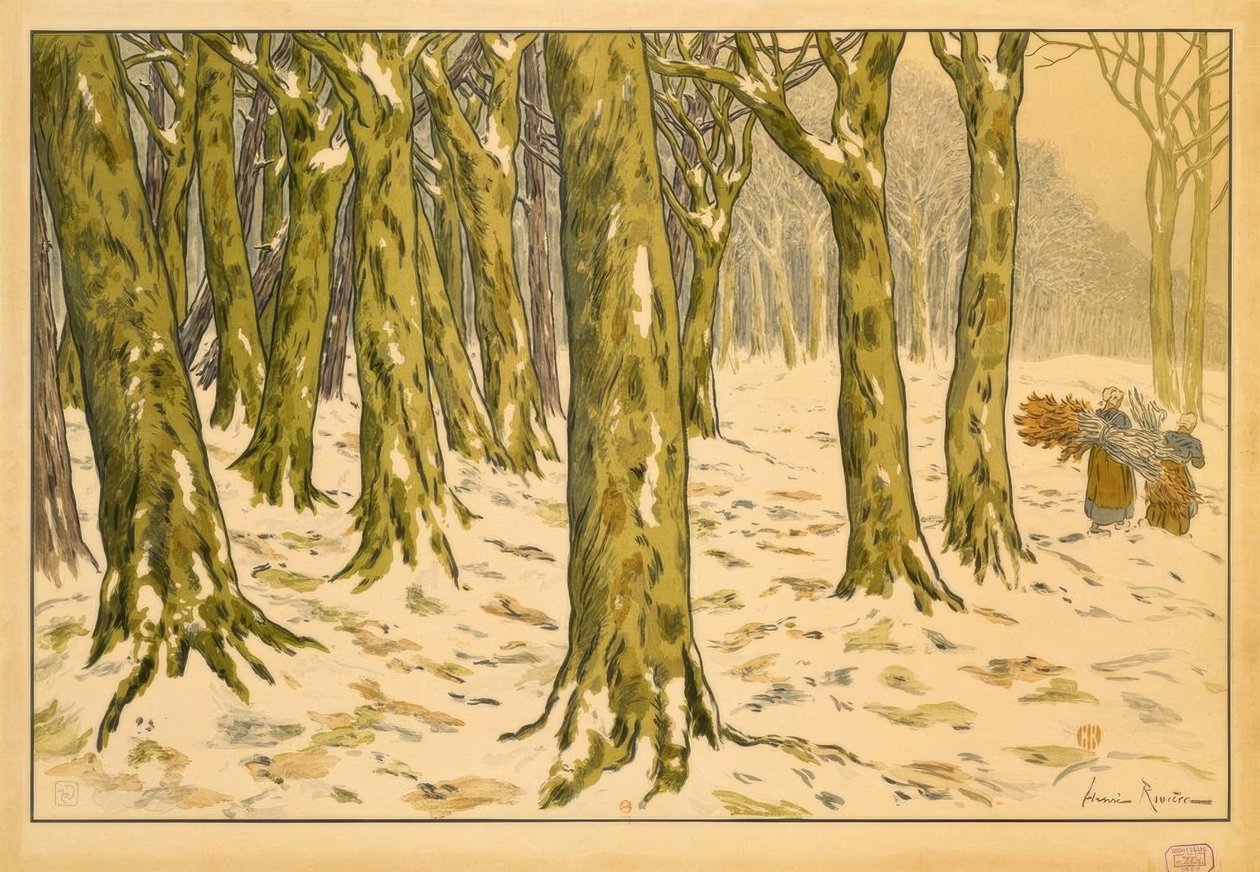 Odun. Kış by Henri Rivière