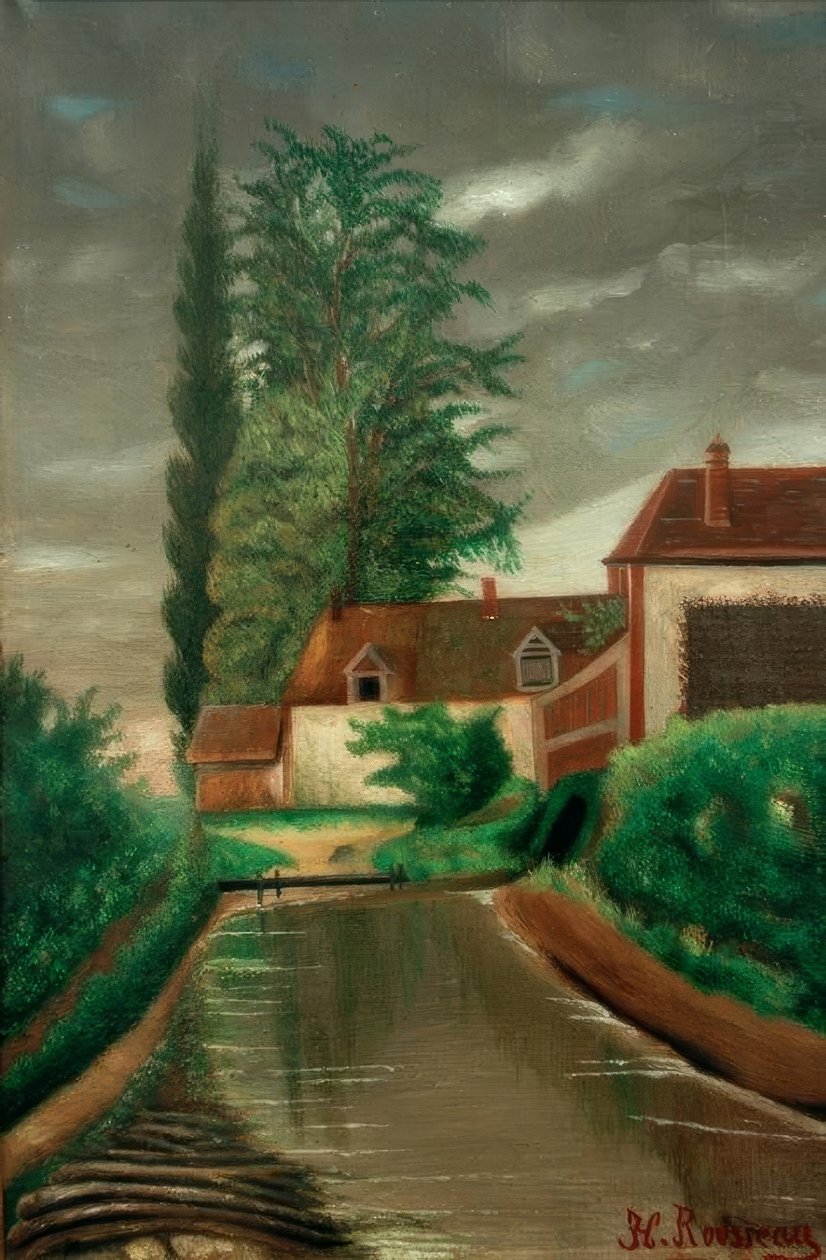 su değirmeni by Henri Rousseau