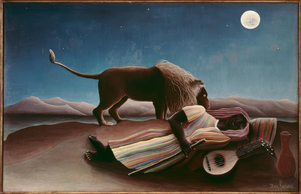 Uyuyan Bohem by Henri Rousseau