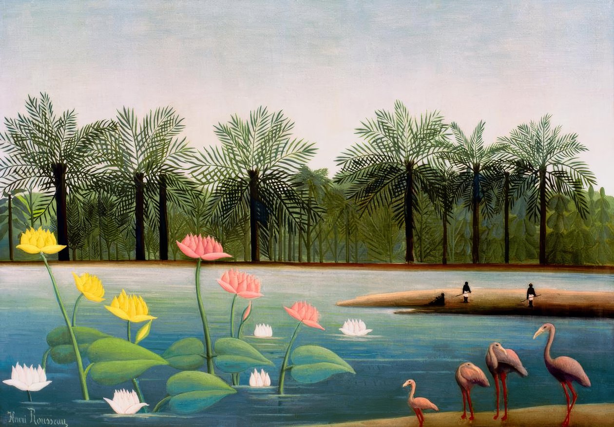Flamingolar by Henri Rousseau