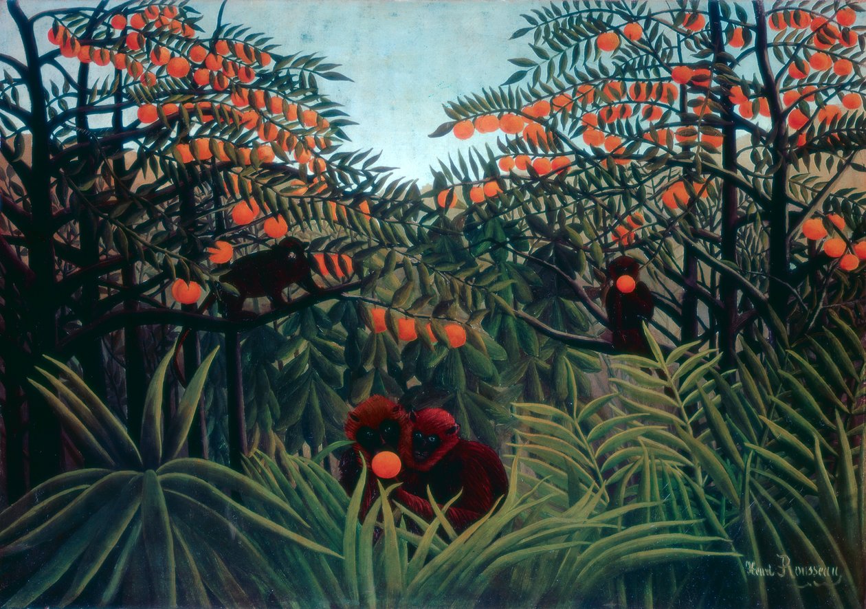 Tropikler, 1910 by Henri Rousseau
