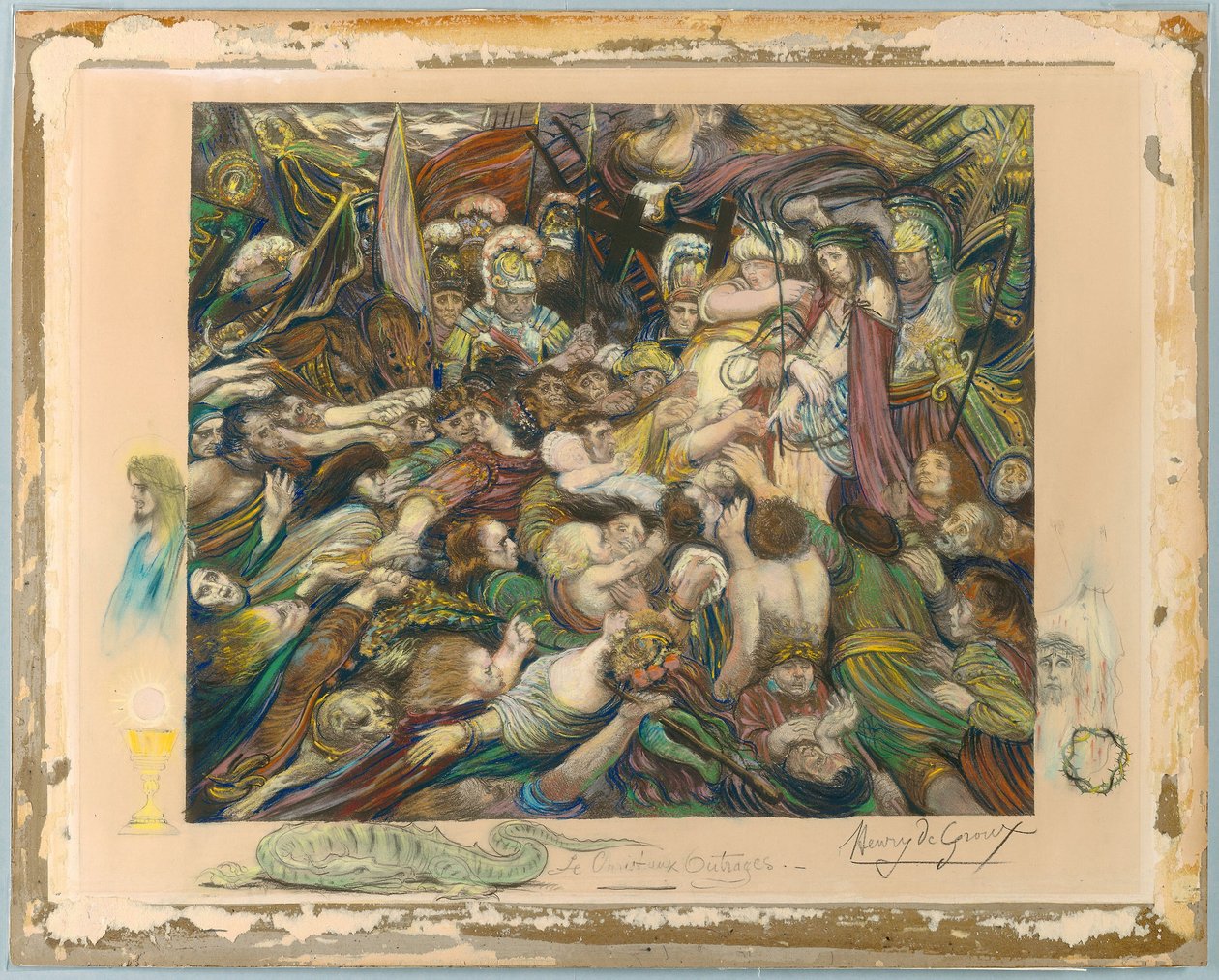 İşkenceciler Arasında Mesih by Henri de Groux